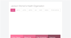 Desktop Screenshot of jacksonwomenshealth.com